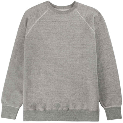 OrSlow Loop Wheel Crew Neck Sweatshirt - Heather Grey