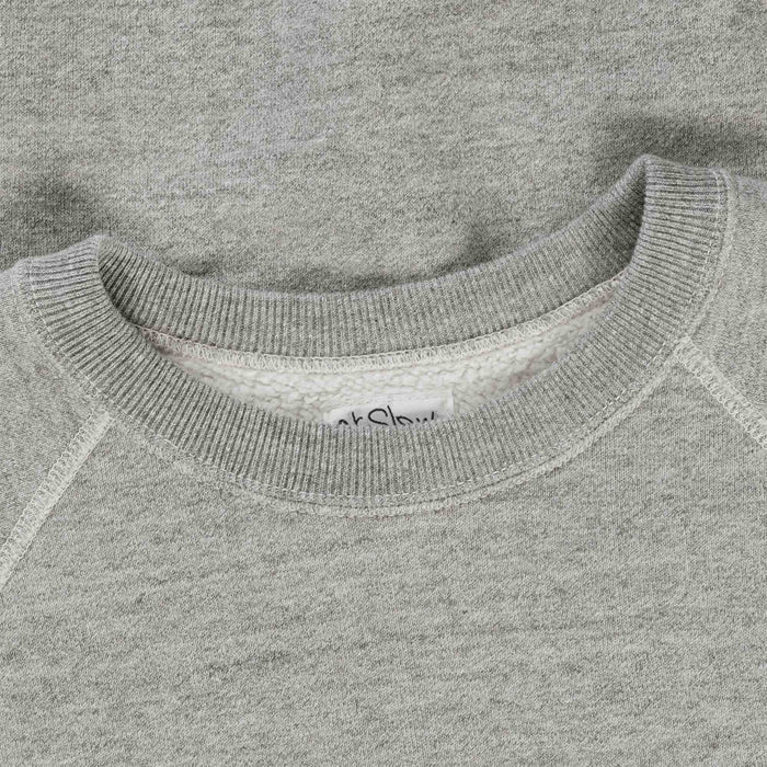 OrSlow Loop Wheel Crew Neck Sweatshirt - Heather Grey