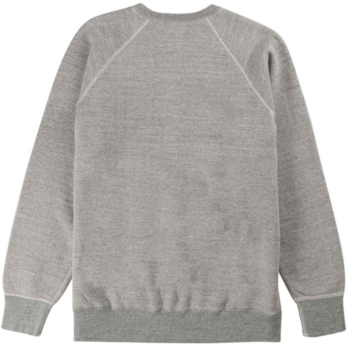 OrSlow Loop Wheel Crew Neck Sweatshirt - Heather Grey