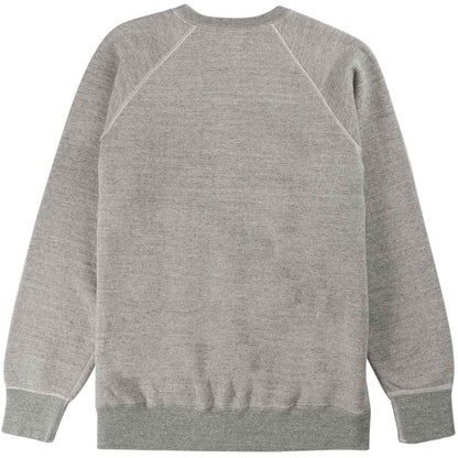 OrSlow Loop Wheel Crew Neck Sweatshirt - Heather Grey