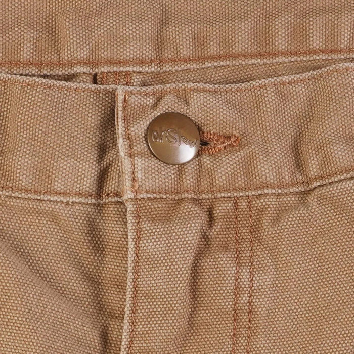 OrSlow Straight-Leg Cotton-Canvas Trousers - Brown