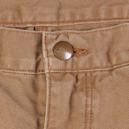 OrSlow Straight-Leg Cotton-Canvas Trousers - Brown