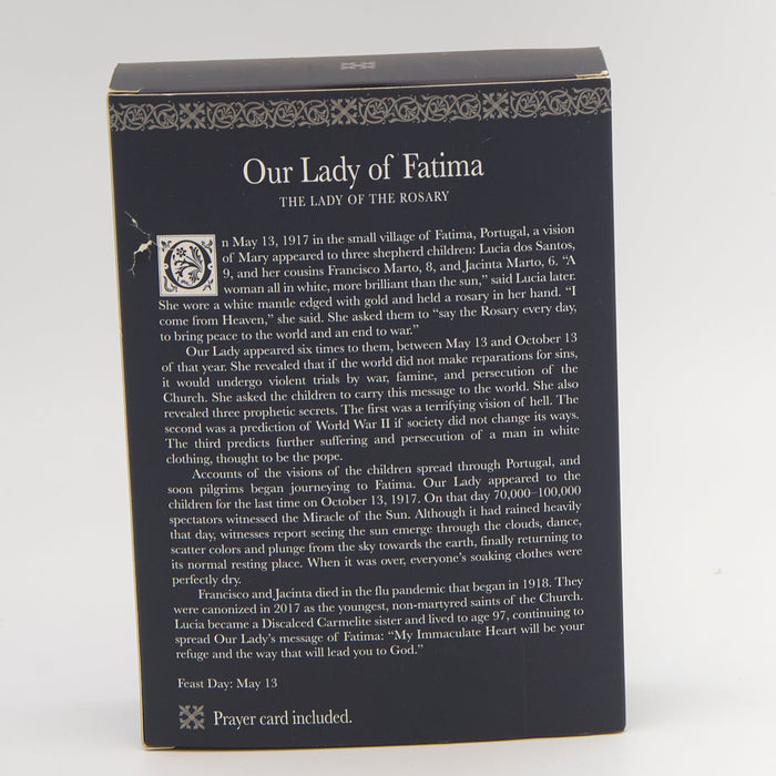 Our Lady of Fatima Statue 4"H