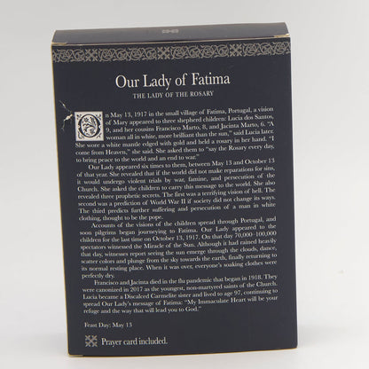 Our Lady of Fatima Statue 4"H