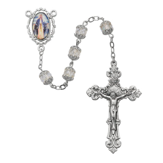 Our Lady of Grace Decal Rosary Boxed