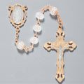 Our Lady of Guadalupe Rosary - Crystal Rose Gold Boxed