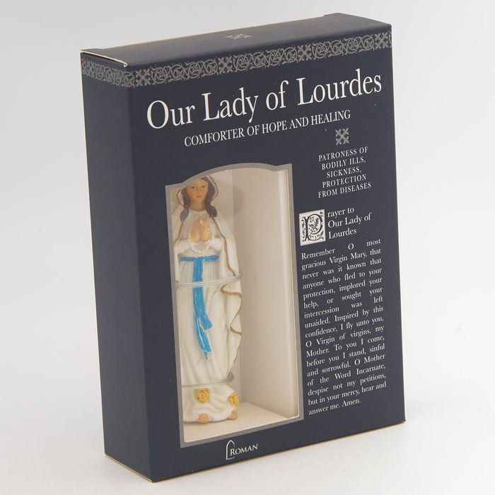 Our Lady of Lourdes Statue 4"H