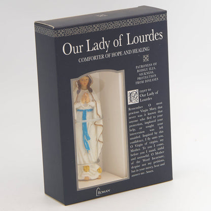 Our Lady of Lourdes Statue 4"H
