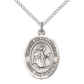 Our Lady of Mercy Necklace Sterling Silver 18"