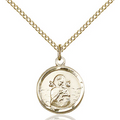 Our Lady of Perpetual Help Gold Filled 18"