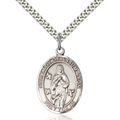 Our Lady of the Assumption Necklace Sterling Silver 24"