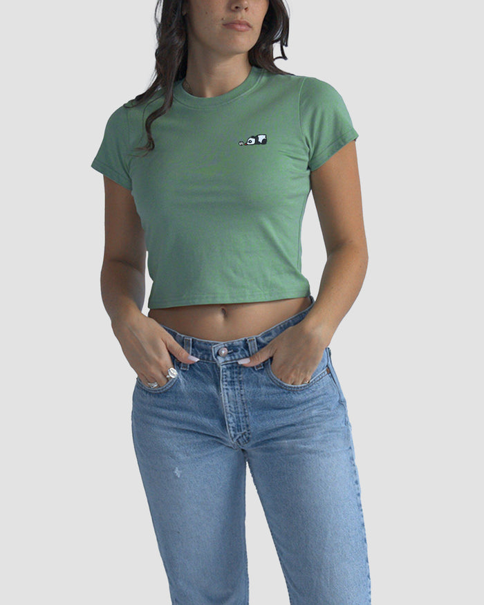 Panda Women's Crop - Follow Your Legend