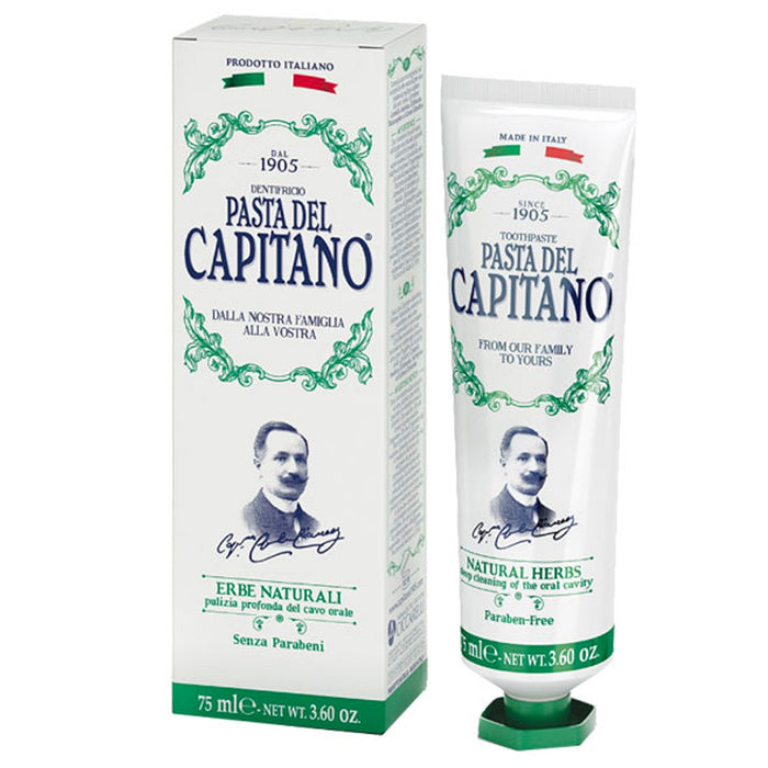 Pasta Del Capitano Natural Herbs Toothpaste - 75ml