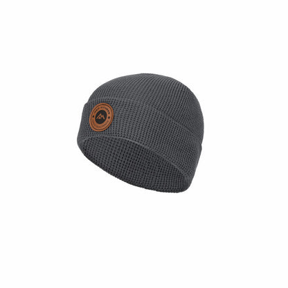 The REP Fitness Peak Beanie in Charcoal front