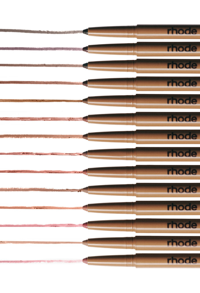 swatch of all 14 peptide lip shapes