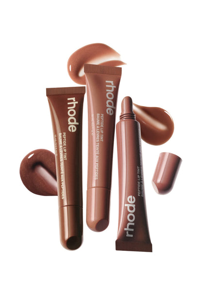 peptide lip tint honey mango, colada, macadamia butter