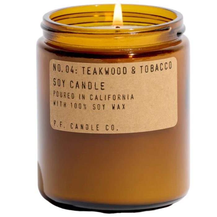 P.F. Candle Teakwood & Tobacco - Standard Candle