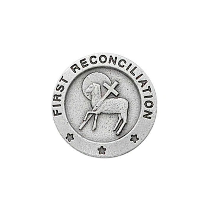 Pin - Pewter Reconciliation Pin Carded