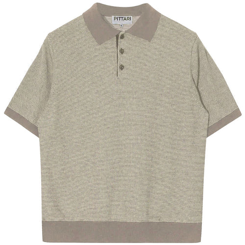 Pittari Microstripe Short Sleeve Polo - Trian