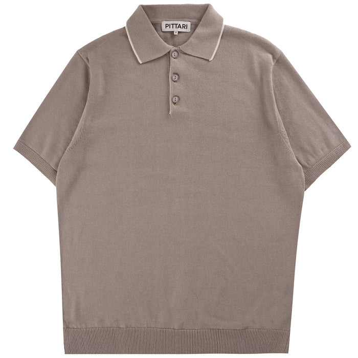 Pittari Short Sleeve Polo Tipping - Cappucino