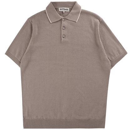 Pittari Short Sleeve Polo Tipping - Cappucino