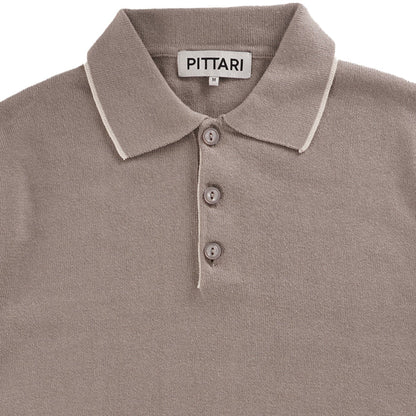 Pittari Short Sleeve Polo Tipping - Cappucino
