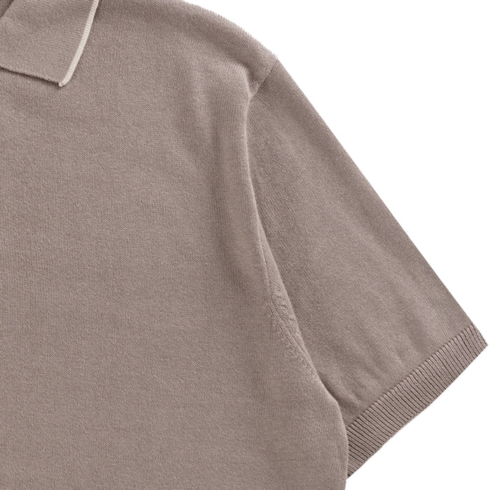 Pittari Short Sleeve Polo Tipping - Cappucino