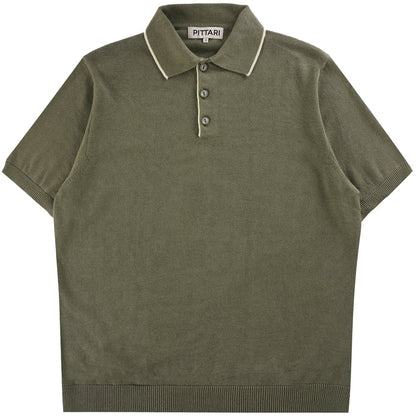 Pittari Short Sleeve Polo Tipping - Palude