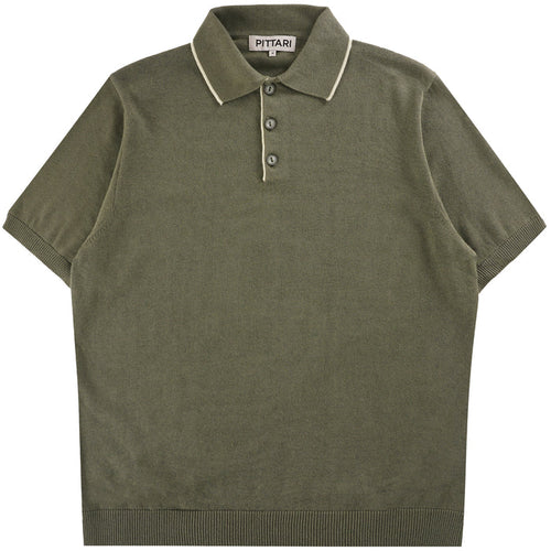 Pittari Short Sleeve Polo Tipping - Palude