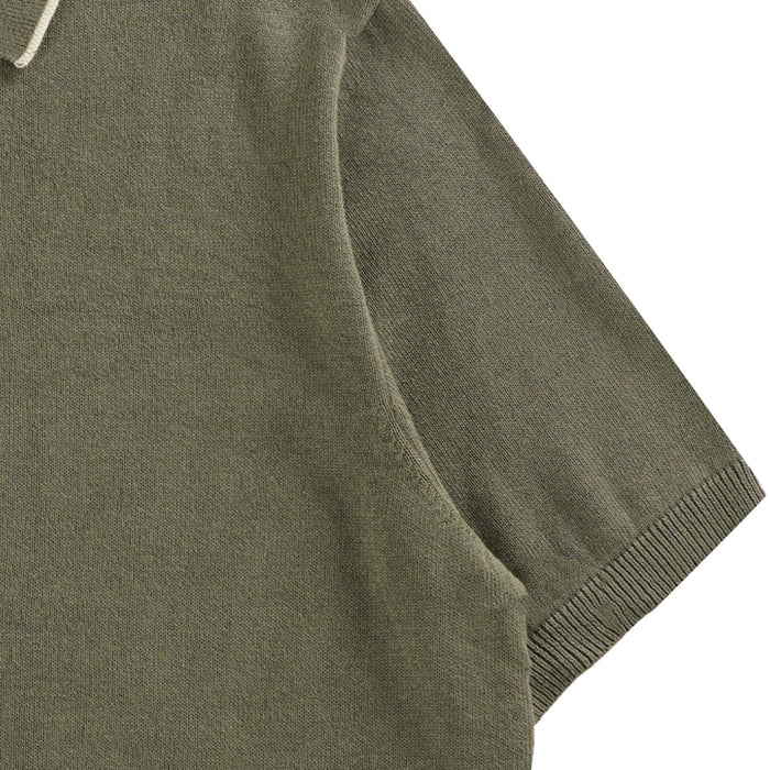 Pittari Short Sleeve Polo Tipping - Palude