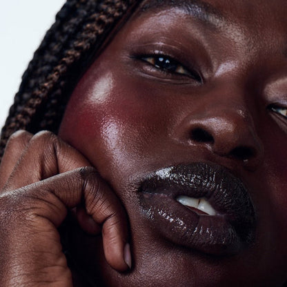 model wearing pocket blush in plum
