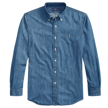 Polo Ralph Lauren Custom Fit Denim Shirt - Denim