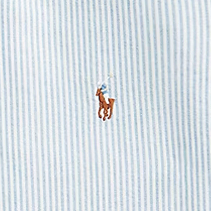 Polo Ralph Lauren Custom Fit Oxford Shirt - Blue and White