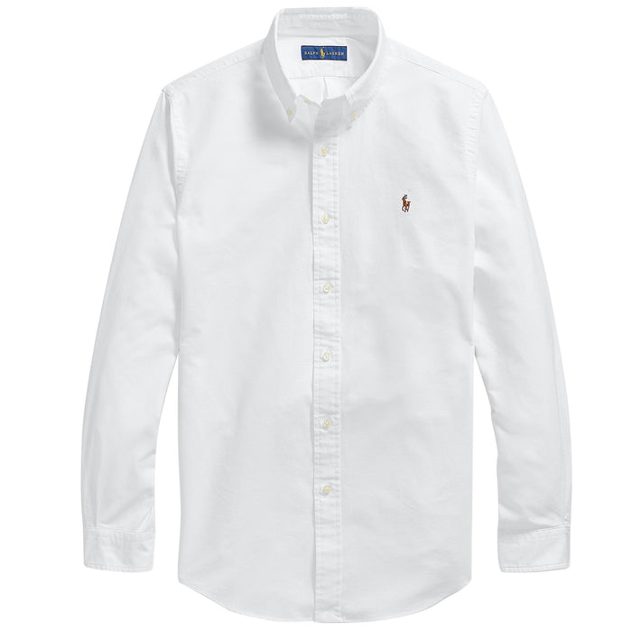 Polo Ralph Lauren Custom Fit Oxford Shirt - White