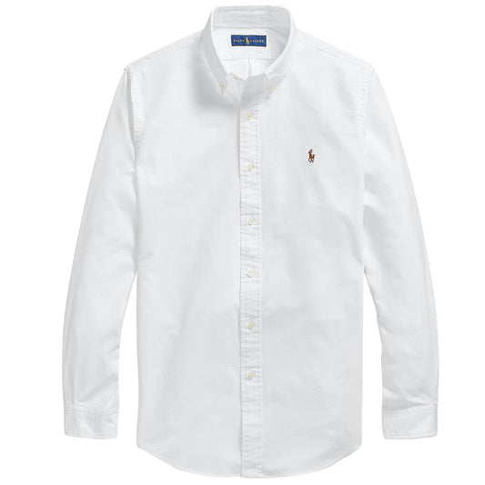 Polo Ralph Lauren Custom Fit Oxford Shirt - White