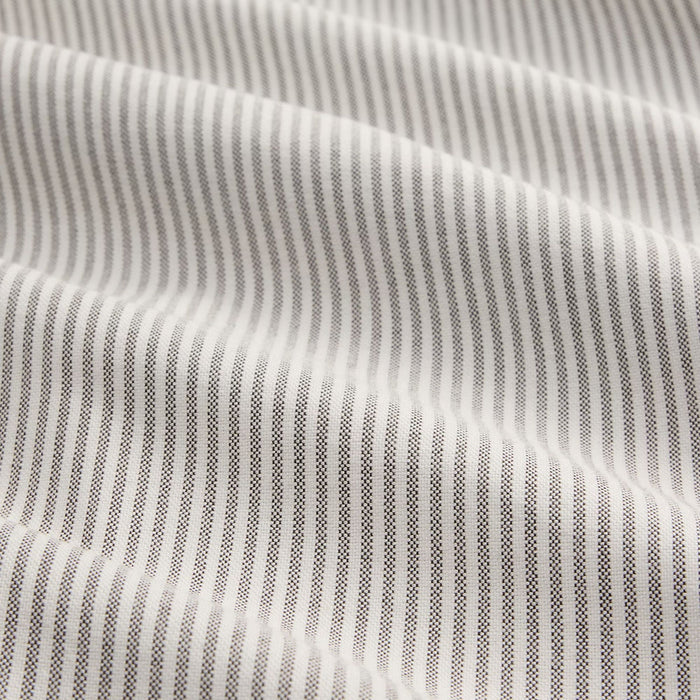 Polo Ralph Lauren Custom Fit Striped Oxford Shirt - Nutmeg Brown/White