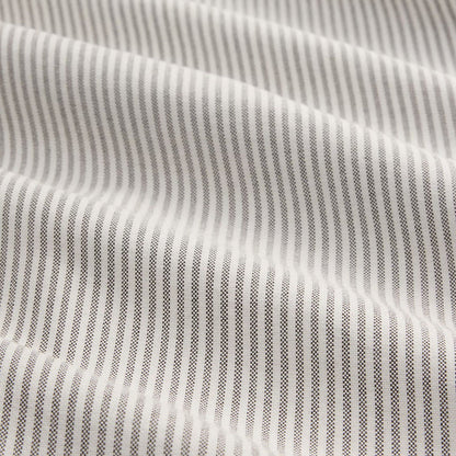 Polo Ralph Lauren Custom Fit Striped Oxford Shirt - Nutmeg Brown/White