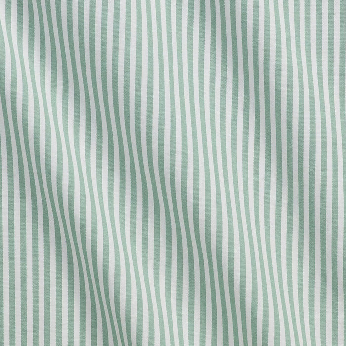 Polo Ralph Lauren Custom Fit Striped Stretch Poplin Shirt - Faded Mint/White