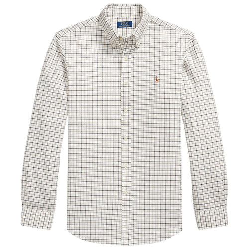 Polo Ralph Lauren Custom Fit Tattersall Oxford Shirt - Navy/Green Multi