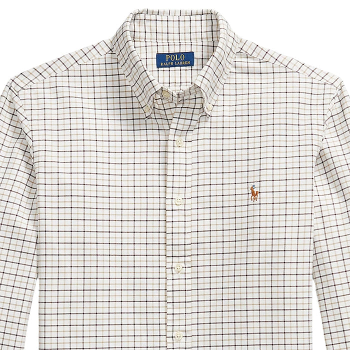 Polo Ralph Lauren Custom Fit Tattersall Oxford Shirt - Navy/Green Multi