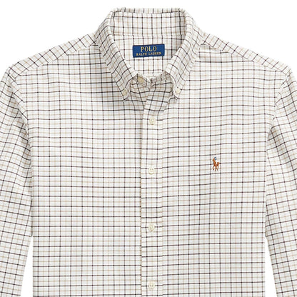 Polo Ralph Lauren Custom Fit Tattersall Oxford Shirt - Navy/Green Multi