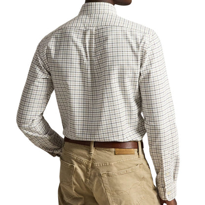 Polo Ralph Lauren Custom Fit Tattersall Oxford Shirt - Navy/Green Multi