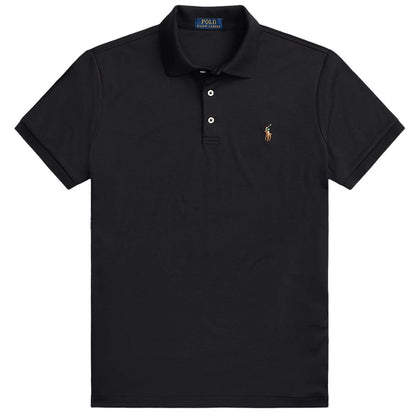 Polo Ralph Lauren Custom Slim Fit Soft Cotton Polo Shirt - Black
