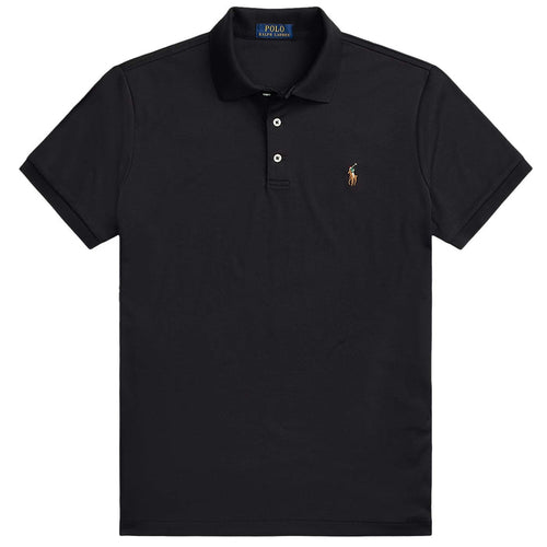 Polo Ralph Lauren Custom Slim Fit Soft Cotton Polo Shirt - Black