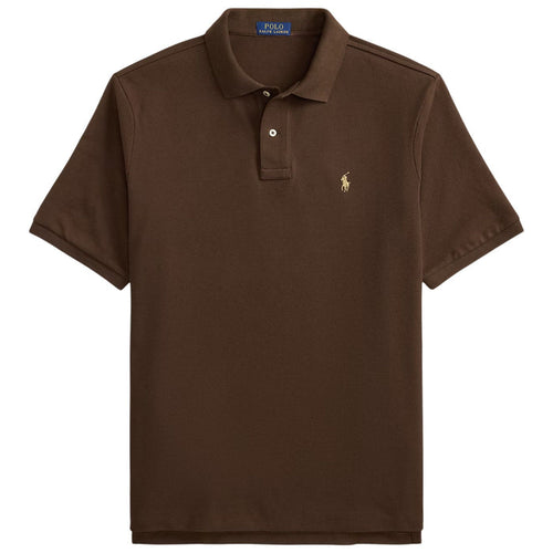 Polo Ralph Lauren The Iconic Classic Fit Mesh Polo - Nutmeg Brown