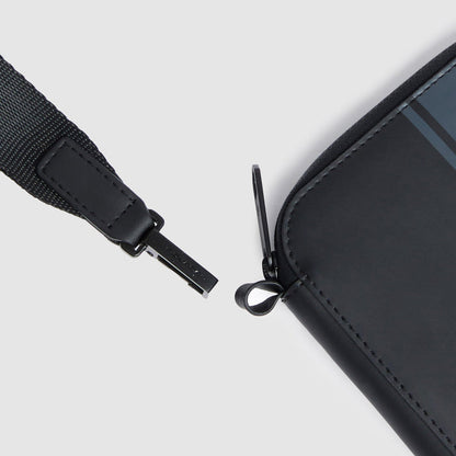 Porta passaporto con zip "Piquadro x Ducati"