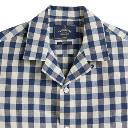 Portuguese Flannel Midwest Shirt - Navy