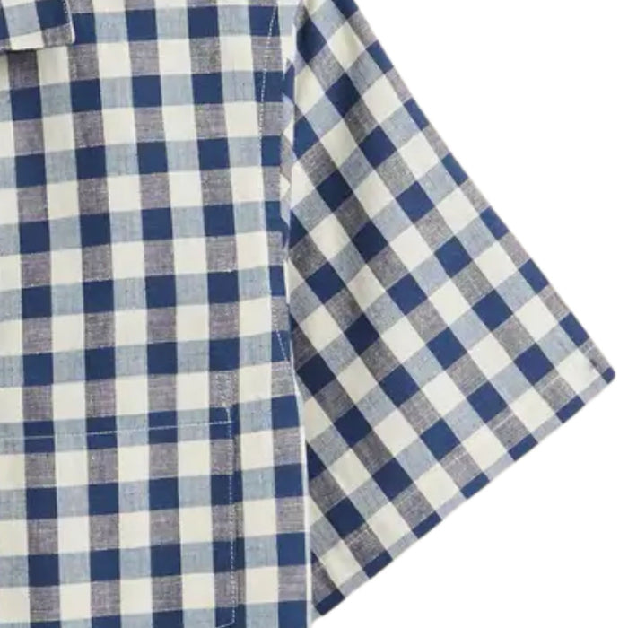 Portuguese Flannel Midwest Shirt - Navy