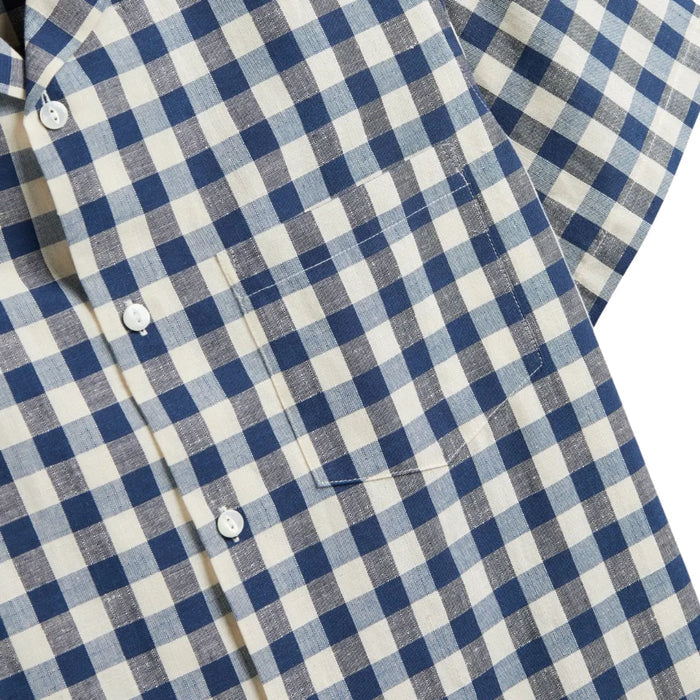 Portuguese Flannel Midwest Shirt - Navy