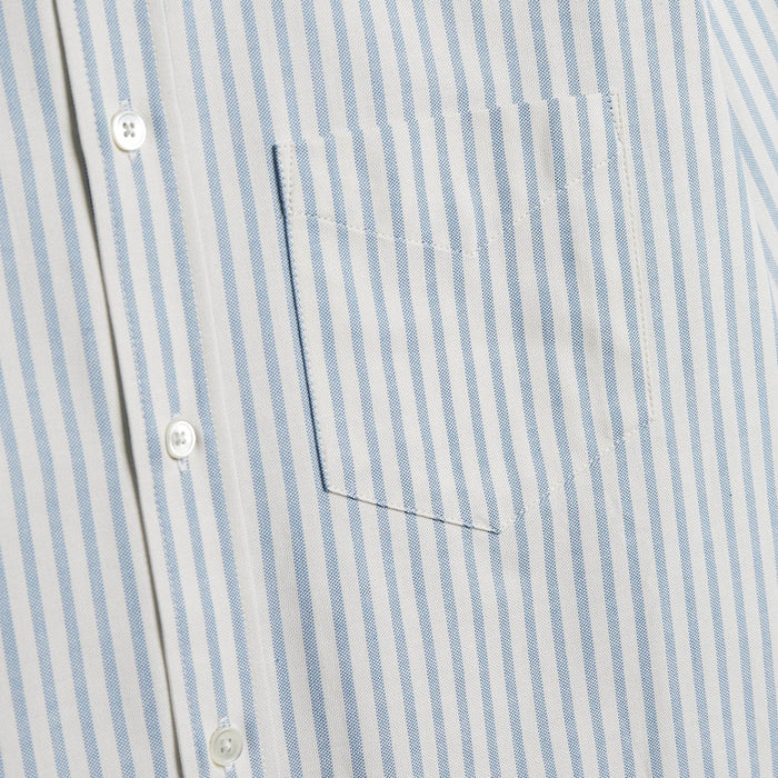 Portuguese Flannel Montebelo Stripe Shirt - Blue